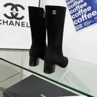 Cheap Chanel Boots For Women #1393055 Replica Wholesale [$125.00 USD] [ITEM#1393055] on Replica Chanel Boots
