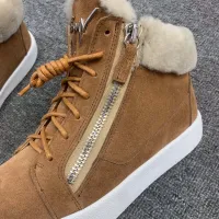 Cheap Giuseppe Zanotti High Tops Shoes For Women #1393127 Replica Wholesale [$100.00 USD] [ITEM#1393127] on Replica Giuseppe Zanotti High Tops Shoes