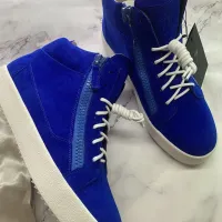 Cheap Giuseppe Zanotti High Tops Shoes For Women #1393129 Replica Wholesale [$100.00 USD] [ITEM#1393129] on Replica Giuseppe Zanotti High Tops Shoes