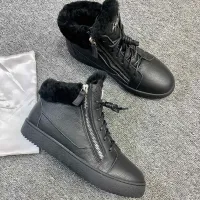 Cheap Giuseppe Zanotti High Tops Shoes For Men #1393132 Replica Wholesale [$102.00 USD] [ITEM#1393132] on Replica Giuseppe Zanotti High Tops Shoes