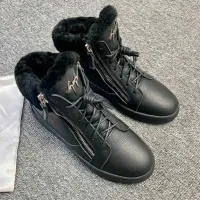 Cheap Giuseppe Zanotti High Tops Shoes For Men #1393132 Replica Wholesale [$102.00 USD] [ITEM#1393132] on Replica Giuseppe Zanotti High Tops Shoes