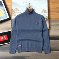 Cheap Prada Sweaters Long Sleeved For Men #1393203 Replica Wholesale [$48.00 USD] [ITEM#1393203] on Replica Prada Sweaters