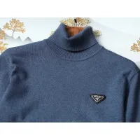 Cheap Prada Sweaters Long Sleeved For Men #1393203 Replica Wholesale [$48.00 USD] [ITEM#1393203] on Replica Prada Sweaters