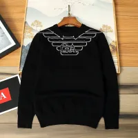 Cheap Armani Sweaters Long Sleeved For Men #1393217 Replica Wholesale [$48.00 USD] [ITEM#1393217] on Replica Armani Sweaters