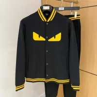 Cheap Fendi Tracksuits Long Sleeved For Men #1393298 Replica Wholesale [$92.00 USD] [ITEM#1393298] on Replica Fendi Tracksuits