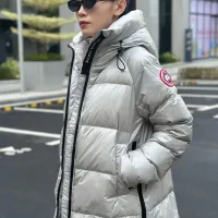 Cheap Canada Goose Down Feather Coat Long Sleeved For Women #1393300 Replica Wholesale [$182.00 USD] [ITEM#1393300] on Replica Canada Goose Down Feather Coat