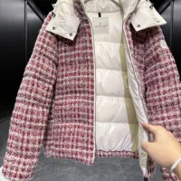 Cheap Moncler Down Feather Coat Long Sleeved For Women #1393369 Replica Wholesale [$205.00 USD] [ITEM#1393369] on Replica Moncler Down Feather Coat