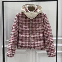 Cheap Moncler Down Feather Coat Long Sleeved For Women #1393369 Replica Wholesale [$205.00 USD] [ITEM#1393369] on Replica Moncler Down Feather Coat