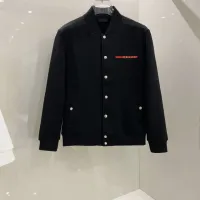 Cheap Prada Jackets Long Sleeved For Men #1393414 Replica Wholesale [$112.00 USD] [ITEM#1393414] on Replica Prada Jackets
