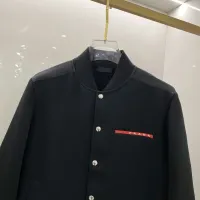 Cheap Prada Jackets Long Sleeved For Men #1393414 Replica Wholesale [$112.00 USD] [ITEM#1393414] on Replica Prada Jackets