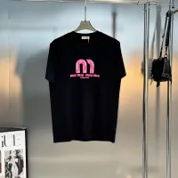 Cheap MIU MIU T-Shirts Short Sleeved For Men #1393609 Replica Wholesale [$80.00 USD] [ITEM#1393609] on Replica MIU MIU T-Shirts