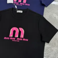 Cheap MIU MIU T-Shirts Short Sleeved For Men #1393609 Replica Wholesale [$80.00 USD] [ITEM#1393609] on Replica MIU MIU T-Shirts