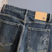 Cheap Chrome Hearts Jeans For Men #1394522 Replica Wholesale [$48.00 USD] [ITEM#1394522] on Replica Chrome Hearts Jeans
