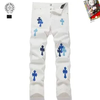 Cheap Chrome Hearts Jeans For Men #1394579 Replica Wholesale [$48.00 USD] [ITEM#1394579] on Replica Chrome Hearts Jeans
