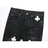 Cheap Chrome Hearts Jeans For Men #1394580 Replica Wholesale [$48.00 USD] [ITEM#1394580] on Replica Chrome Hearts Jeans