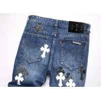 Cheap Chrome Hearts Jeans For Men #1394581 Replica Wholesale [$48.00 USD] [ITEM#1394581] on Replica Chrome Hearts Jeans