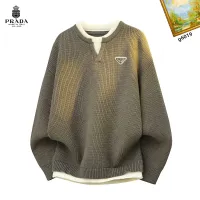 Cheap Prada Sweaters Long Sleeved For Men #1394631 Replica Wholesale [$48.00 USD] [ITEM#1394631] on Replica Prada Sweaters