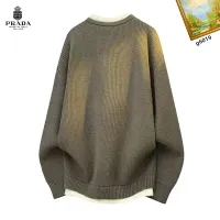 Cheap Prada Sweaters Long Sleeved For Men #1394631 Replica Wholesale [$48.00 USD] [ITEM#1394631] on Replica Prada Sweaters