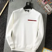 Cheap Prada Hoodies Long Sleeved For Men #1395119 Replica Wholesale [$40.00 USD] [ITEM#1395119] on Replica Prada Hoodies