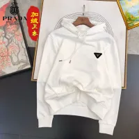 Cheap Prada Hoodies Long Sleeved For Men #1395181 Replica Wholesale [$45.00 USD] [ITEM#1395181] on Replica Prada Hoodies