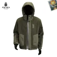Cheap Prada Jackets Long Sleeved For Men #1395229 Replica Wholesale [$88.00 USD] [ITEM#1395229] on Replica Prada Jackets