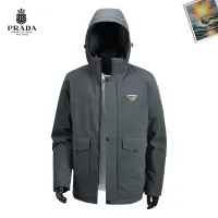 Cheap Prada Jackets Long Sleeved For Men #1395295 Replica Wholesale [$88.00 USD] [ITEM#1395295] on Replica Prada Jackets