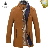 Cheap Prada Coats Long Sleeved For Men #1395527 Replica Wholesale [$88.00 USD] [ITEM#1395527] on Replica Prada Coats