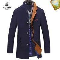Cheap Prada Coats Long Sleeved For Men #1395528 Replica Wholesale [$88.00 USD] [ITEM#1395528] on Replica Prada Coats