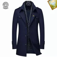 Cheap Versace Coats Long Sleeved For Men #1395537 Replica Wholesale [$88.00 USD] [ITEM#1395537] on Replica Versace Coats