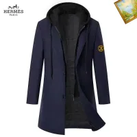Cheap Hermes Coats Long Sleeved For Men #1395560 Replica Wholesale [$88.00 USD] [ITEM#1395560] on Replica Hermes Coats
