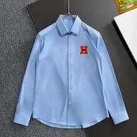 Cheap Hermes Shirts Long Sleeved For Unisex #1395747 Replica Wholesale [$40.00 USD] [ITEM#1395747] on Replica Hermes Shirts