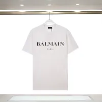 Cheap Balmain T-Shirts Short Sleeved For Unisex #1395885 Replica Wholesale [$32.00 USD] [ITEM#1395885] on Replica Balmain T-Shirts