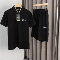 Cheap Boss Tracksuits Short Sleeved For Men #1395950 Replica Wholesale [$64.00 USD] [ITEM#1395950] on Replica Boss Tracksuits