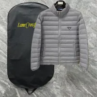 Cheap Prada Down Feather Coat Long Sleeved For Men #1396000 Replica Wholesale [$190.00 USD] [ITEM#1396000] on Replica Prada Down Feather Coat