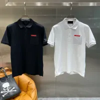 Cheap Prada T-Shirts Short Sleeved For Men #1396358 Replica Wholesale [$42.00 USD] [ITEM#1396358] on Replica Prada T-Shirts