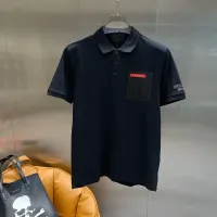 Cheap Prada T-Shirts Short Sleeved For Men #1396359 Replica Wholesale [$42.00 USD] [ITEM#1396359] on Replica Prada T-Shirts