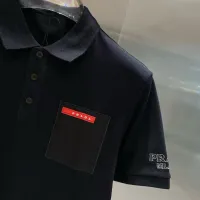 Cheap Prada T-Shirts Short Sleeved For Men #1396359 Replica Wholesale [$42.00 USD] [ITEM#1396359] on Replica Prada T-Shirts