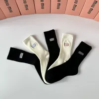 Cheap MIU MIU Socks #1396425 Replica Wholesale [$29.00 USD] [ITEM#1396425] on Replica MIU MIU Socks