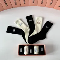 Cheap MIU MIU Socks #1396425 Replica Wholesale [$29.00 USD] [ITEM#1396425] on Replica MIU MIU Socks