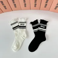 Cheap MIU MIU Socks #1396436 Replica Wholesale [$29.00 USD] [ITEM#1396436] on Replica MIU MIU Socks