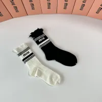 Cheap MIU MIU Socks #1396436 Replica Wholesale [$29.00 USD] [ITEM#1396436] on Replica MIU MIU Socks
