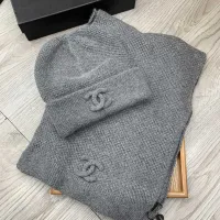 Cheap Chanel Hat and Scarf Set #1396470 Replica Wholesale [$60.00 USD] [ITEM#1396470] on Replica Chanel Hat and Scarf and Glove Set