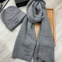 Cheap Chanel Hat and Scarf Set #1396470 Replica Wholesale [$60.00 USD] [ITEM#1396470] on Replica Chanel Hat and Scarf and Glove Set