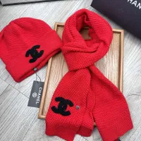 Cheap Chanel Hat and Scarf Set #1396474 Replica Wholesale [$52.00 USD] [ITEM#1396474] on Replica Chanel Hat and Scarf and Glove Set