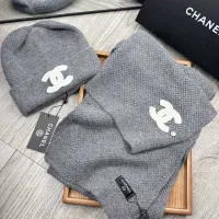Cheap Chanel Hat and Scarf Set #1396475 Replica Wholesale [$52.00 USD] [ITEM#1396475] on Replica Chanel Hat and Scarf and Glove Set