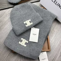 Cheap Celine Hat and Scarf Set #1396536 Replica Wholesale [$76.00 USD] [ITEM#1396536] on Replica Celine Hat and Scarf and Glove Set