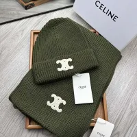 Cheap Celine Hat and Scarf Set #1396537 Replica Wholesale [$76.00 USD] [ITEM#1396537] on Replica Celine Hat and Scarf and Glove Set