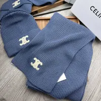 Cheap Celine Hat and Scarf Set #1396538 Replica Wholesale [$76.00 USD] [ITEM#1396538] on Replica Celine Hat and Scarf and Glove Set