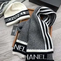 Cheap Chanel Hat and Scarf Set #1396542 Replica Wholesale [$52.00 USD] [ITEM#1396542] on Replica Chanel Hat and Scarf and Glove Set