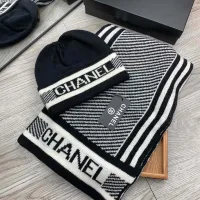 Cheap Chanel Hat and Scarf Set #1396543 Replica Wholesale [$52.00 USD] [ITEM#1396543] on Replica Chanel Hat and Scarf and Glove Set